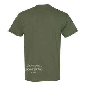 T-shirt vert kaki "Peut-être demain" - Gab Forest