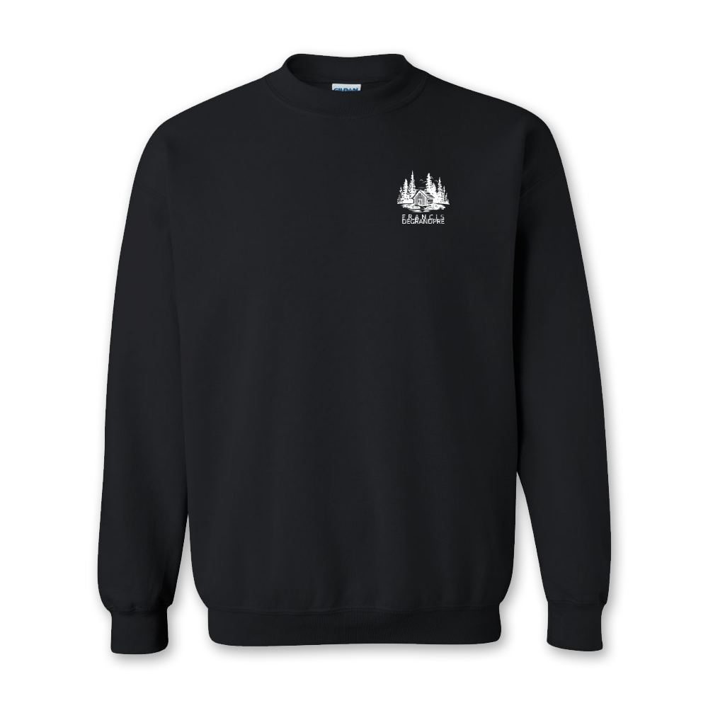 Crewneck noir « FD » - Francis Degrandpré