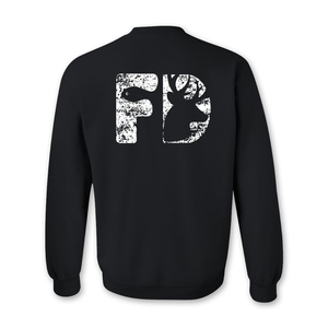 Crewneck noir « FD » - Francis Degrandpré