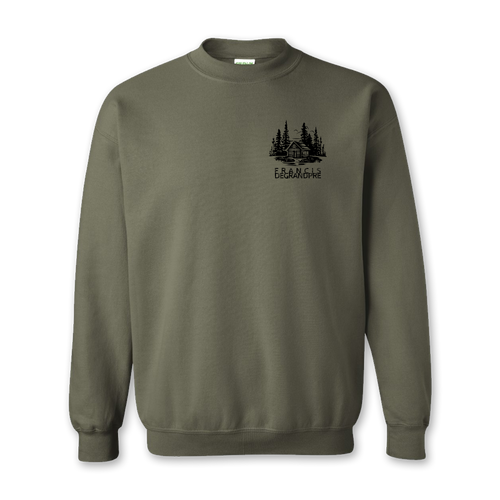 Crewneck kaki « FD » - Francis Degrandpré