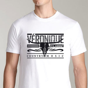 T-Shirt « Taureau » Blanc - Véronique Labbé