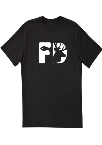 T-shirt noir « FD » - Francis Degrandpré