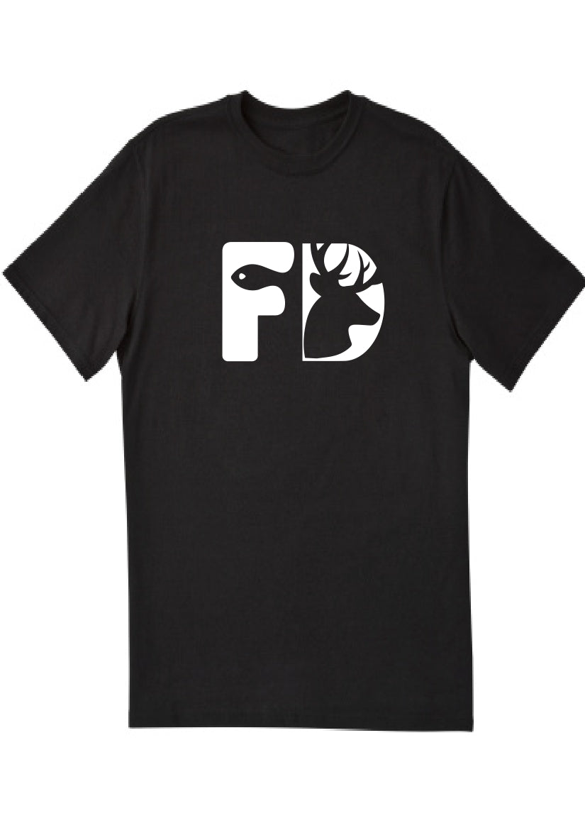 T-shirt noir « FD » - Francis Degrandpré